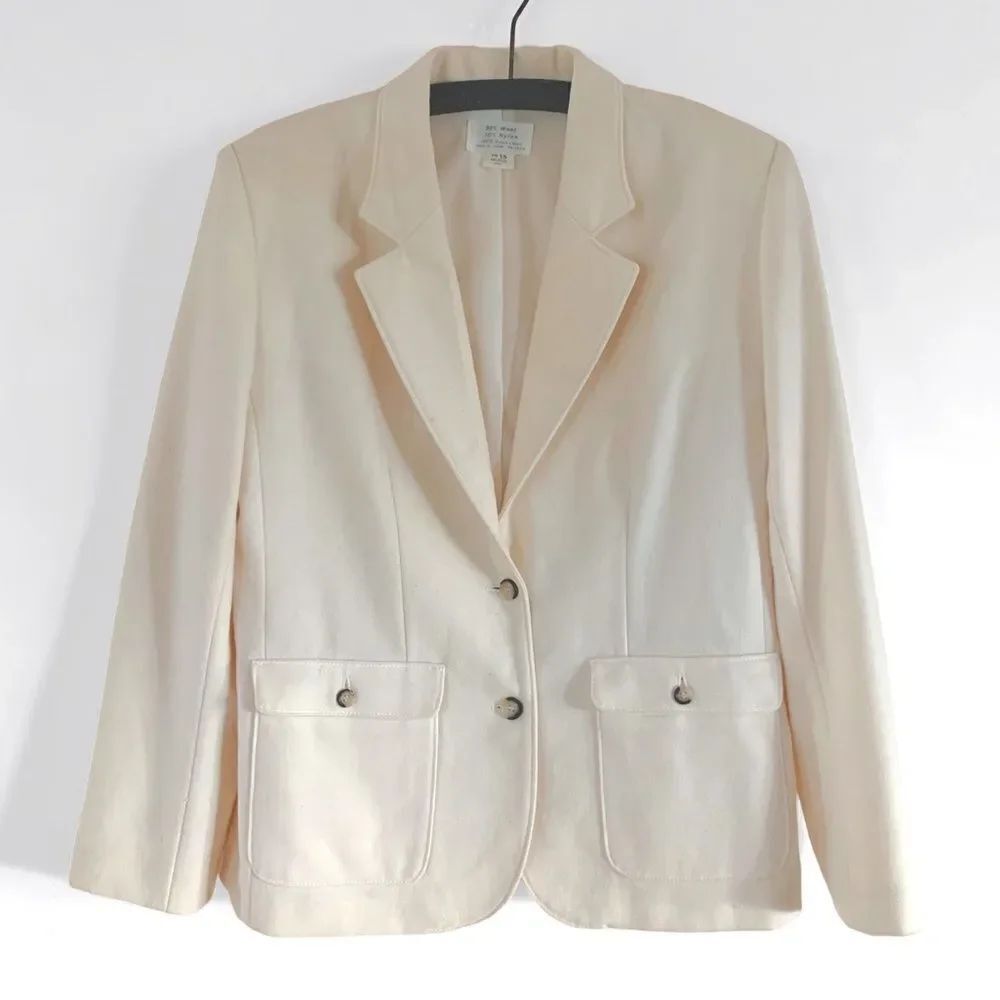Vintage Wool Blazer Coat